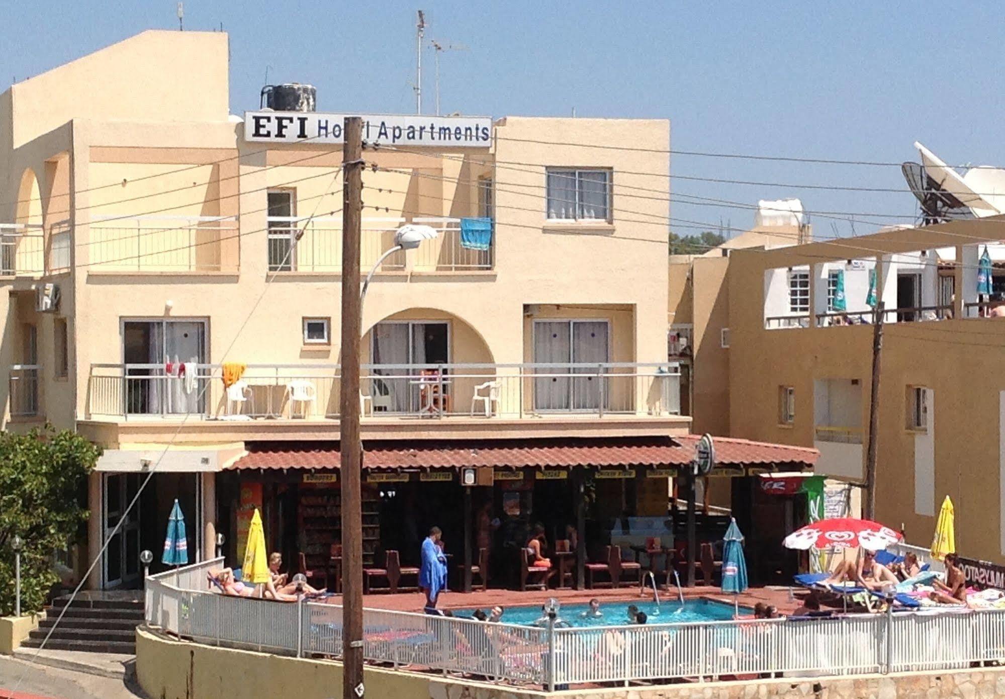 Efi Hotel Apts Ayía Nápa Extérieur photo